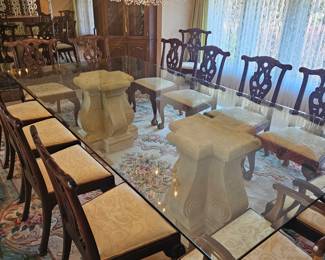 Mahogany Chippendale Chairs circa 1865 (set of 14)