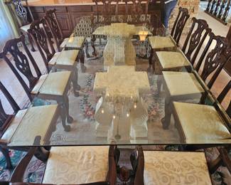 Mahogany Chippendale Chairs circa 1865 (set of 14)