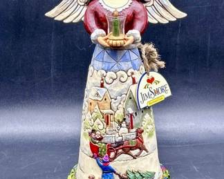 Jim Shore Blessed Holidays Angel Figurine in Box