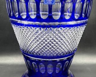 Crystal Legends Edinburg Cobalt Cut to Clear