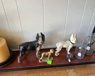 10. Cast Iron Dog Door Stops