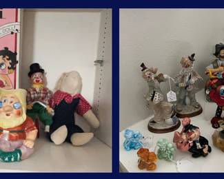 59.  Walt Disney Doc Pitcher, Betty Boop & Clown Collection