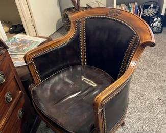 16.  Leather Chair - A project