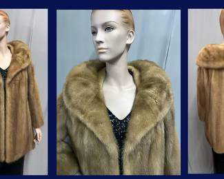 71.  Autumn Haze Mink Finger Tip Length
