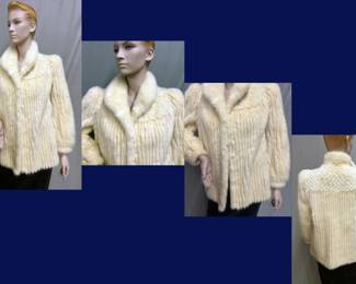 70. Ivory Mink Corduroy & Diamond Cut