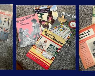 56.  Vintage Needlework Crochet &  Craft Magazines 
