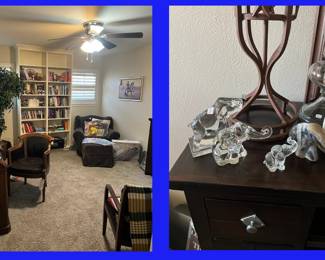 26.  Office: Books, Desks, Glass Elephants & more
