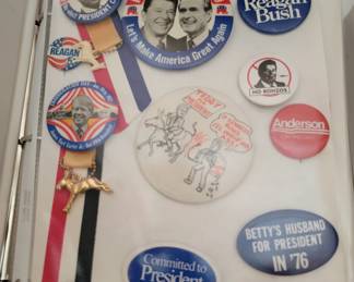 Lots of political Pins
