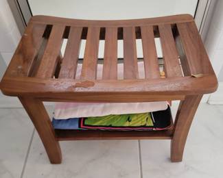 Teak Shower Bench Seat