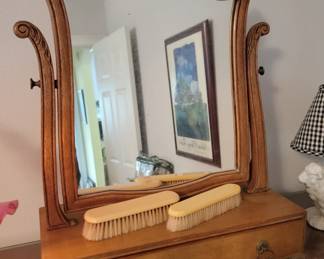 Antique Shaving Mirror