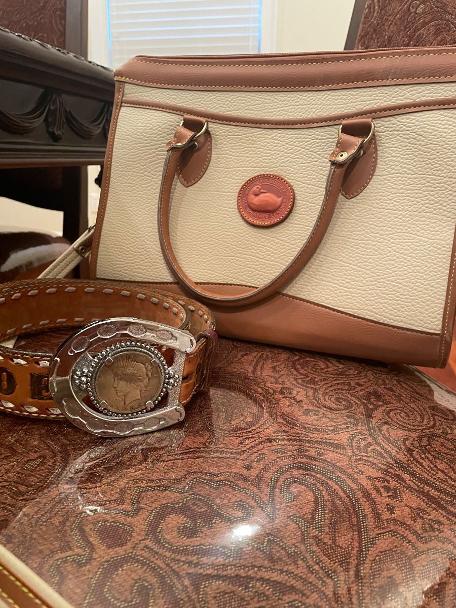 Dooney & Bourke Purse & Silver Coin Belt!
