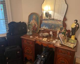 Tons of beautiful religious decor!