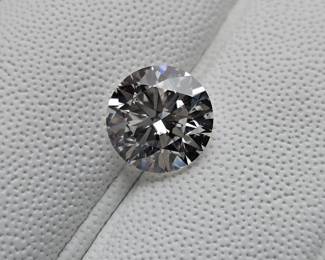3.02 Carat Round Brilliant Diamond, G-H Color, VS1 Clarity