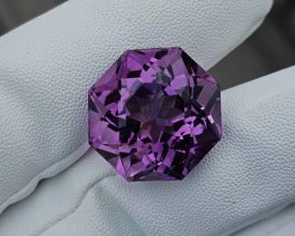42.32 Carat Natural Amethyst, Fancy Cut