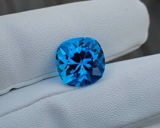 19.21 Carat Natural Topaz, Cushion Cut