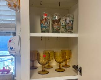Vintage glassware