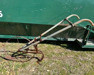 Antique farm implements