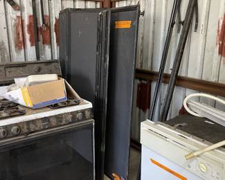 working gas stove and dishwasher ...and a back flip 4 truck bed cover 6" 3/4 bed, used on a Ford truck