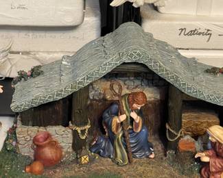 Hawthorne Village is from Bradford Exchange - very lovely nativity set.