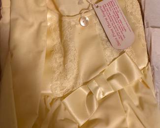 We have several vintage lingerie sets from the 50’s.  In original box. Not worn. 