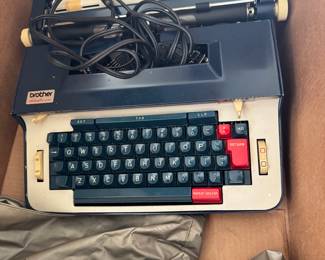 Vintage brother electric typewriter 