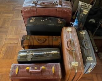 Vintage luggage and bags