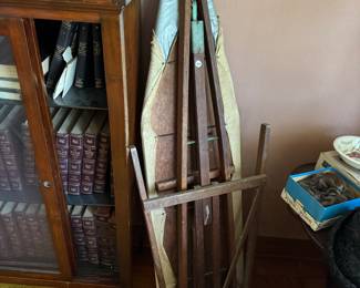 Vintage wooden ironing board 