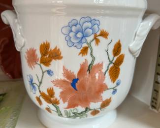Mottahedeh Floral Cache Pot