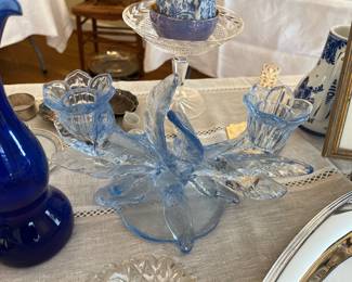 Cambridge Everglades Double Candlesticks (2 total)