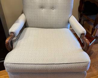 We have 2 of these custom baby blue chairs
