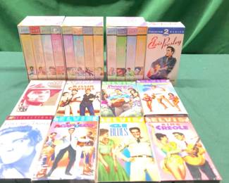 Collection Of Elvis Presley VHS Tapes