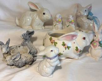 Ceramic Bunnies 1 Resin