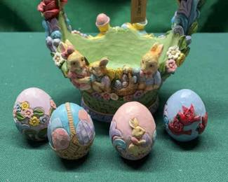 NIB Jim Shore Easter Cheer Found Here And More