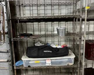 Heavy Duty 4Tier Utility Shelves On Wheels