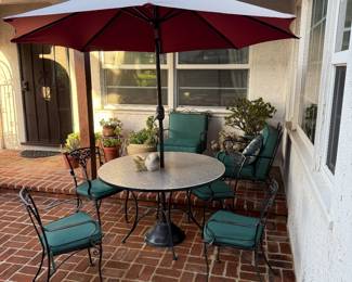 Wrought Iron Patio Table and Chairs