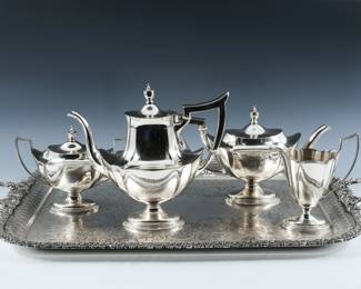 15 1025 64 Oz Gorham Sterling Silver Tea Set