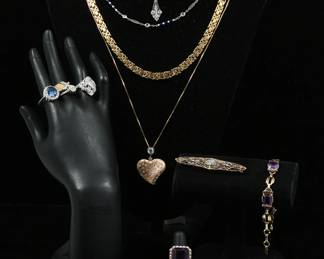 5a Platinum Diamond Gold Estate Jewelry