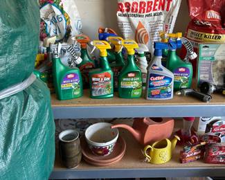 Plenty of spray to kill the weeds in your yard. It's springtime!