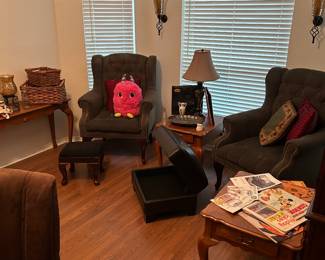 Fuzzy the Monster relaxing after a hard day's work