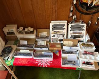 Bradford exchange. Trump trains, etc..