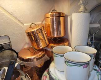 Copper cannister set