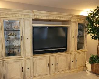 3 piece wall entertainment cabinet