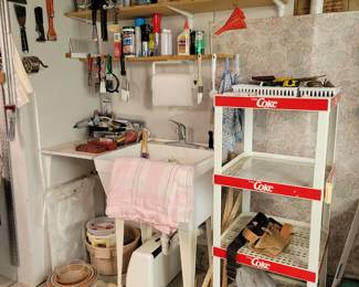 'Coke' vintage display stand