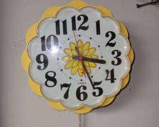 Vintage Timex wall clock