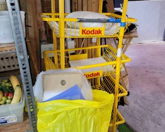 'Kodak' vintage display storage