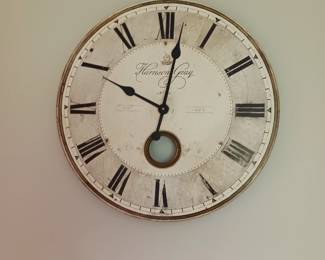 Oversized quartz wall clock Harrison Gray