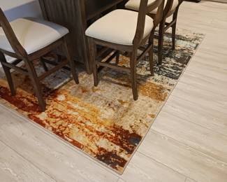 Abstract area rug