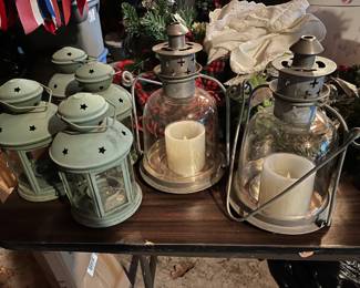 several lanterns
