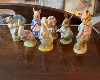 Beatrix Potter vintage figurines Beswick England