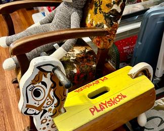 PLayskool ride on storage horse